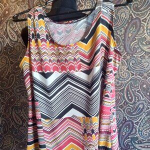 Start the summer in fashion in this Colourful Tank Top